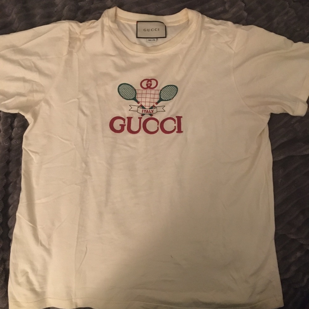 Gucci tennis logo shirt